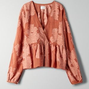 Aritzia Peplum blouse